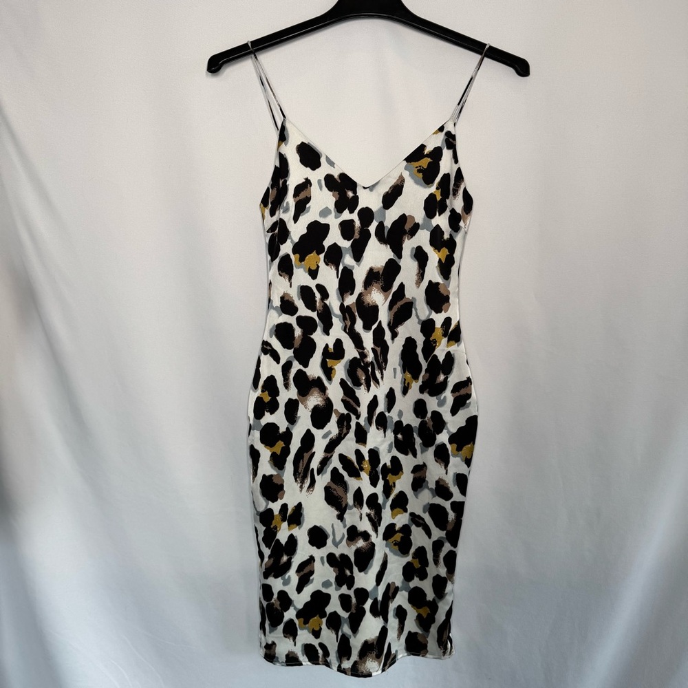 Superdown Leopard Print Midi Slip Dress - Size XS